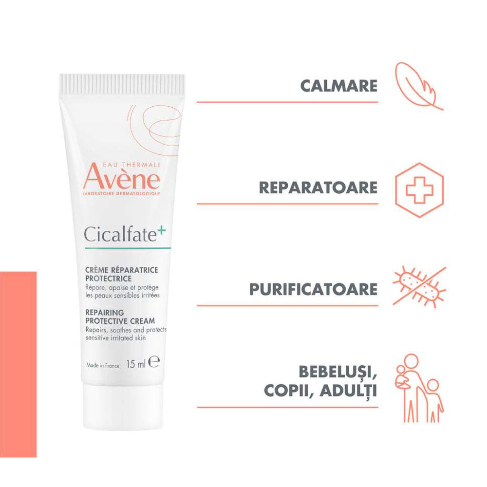 Crema reparatoare si protectoare Cicalfate, 15ml, Avene