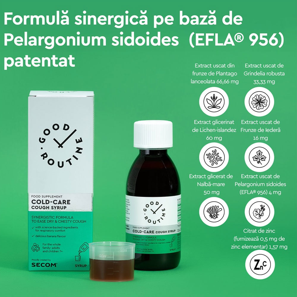 Cold-Care Cough Syrup, 150ml, Good Routine