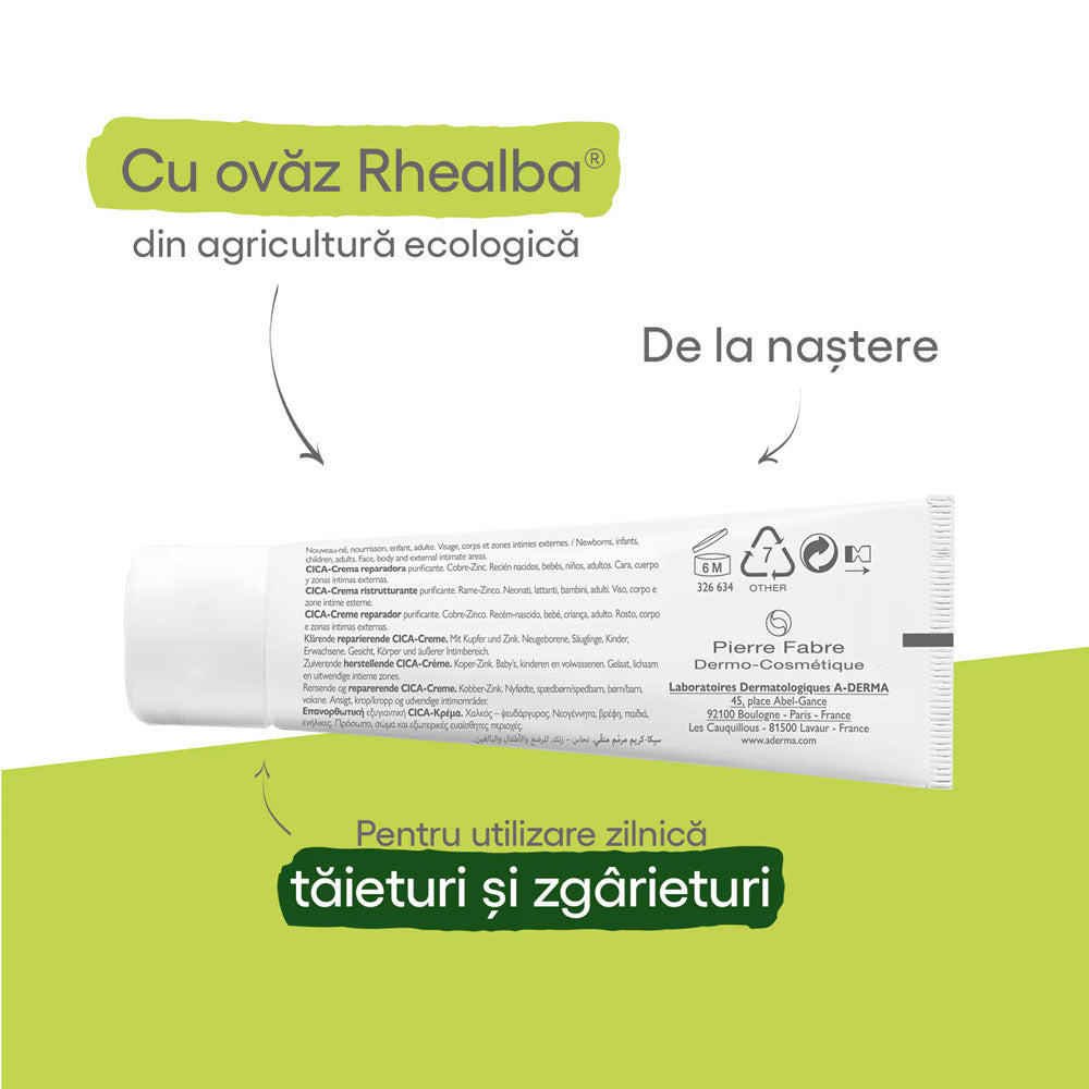 Crema reparatoare Piele Iritata Cica Dermalibour, 50ml, A-Derma