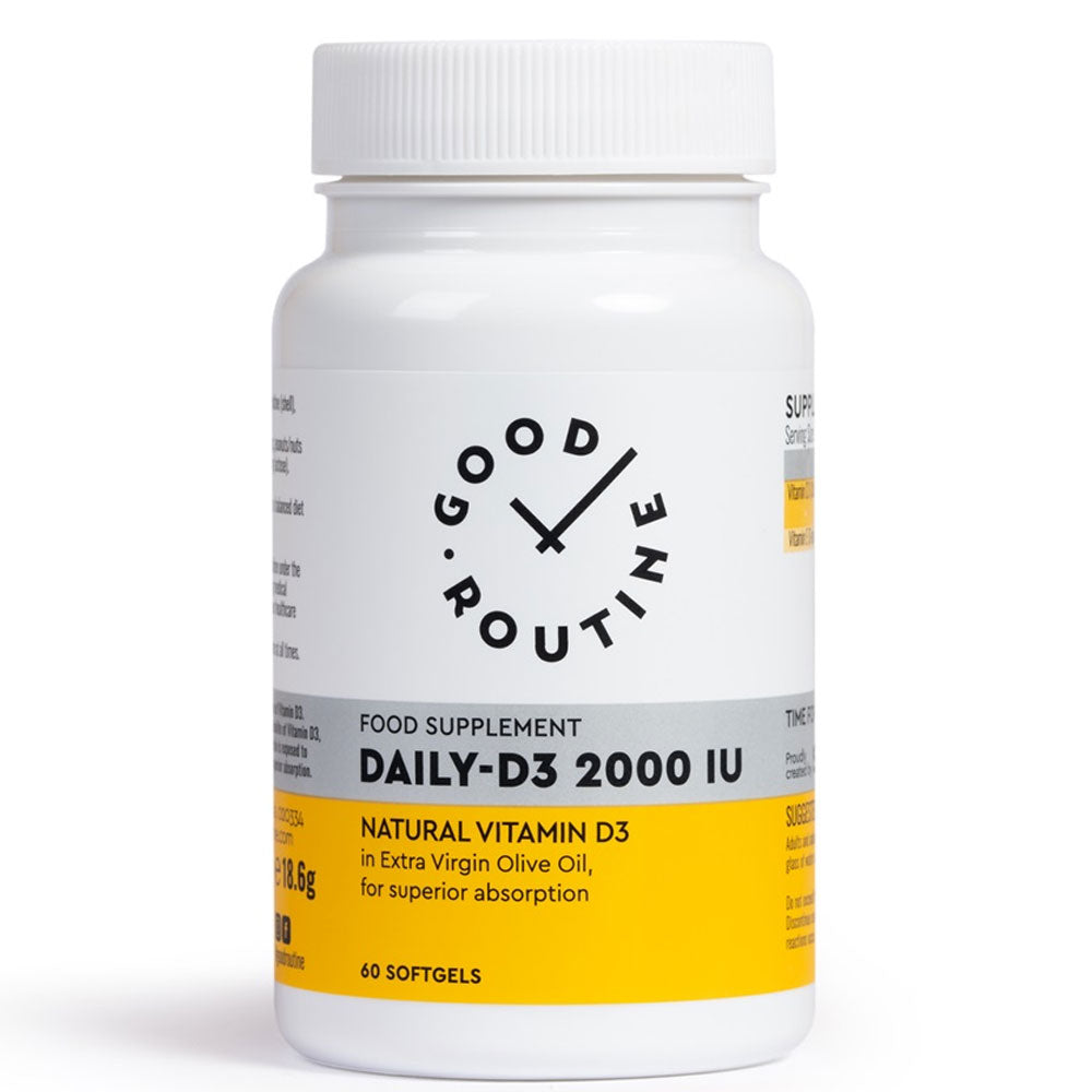 Daily D3 Good Routine, 2000 UI, 60 Capsule, Secom