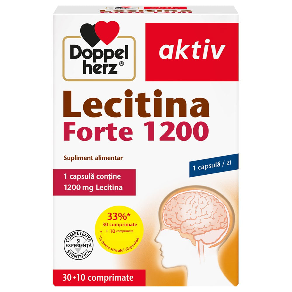 Lecitina Forte 1200mg, 30 Capsule, Doppelherz
