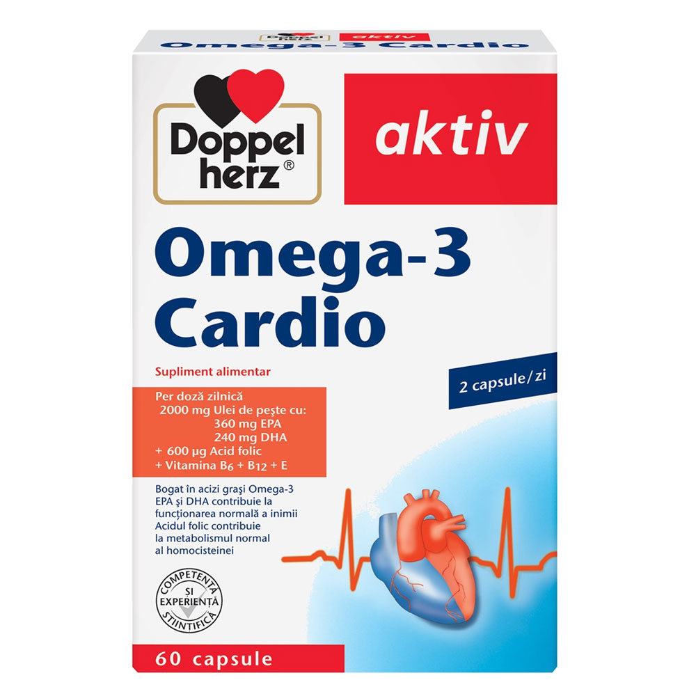 Omega 3 Cardio, 60 Capsule, Doppelherz