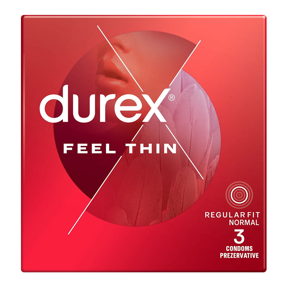 Prezervative Feel Thin, 3 Bucati, Durex