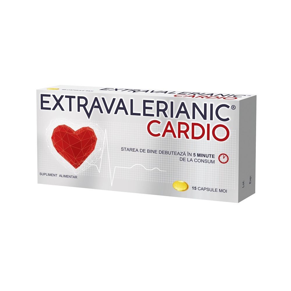 Extravalerianic Cardio, 15 capsule, Biofarm