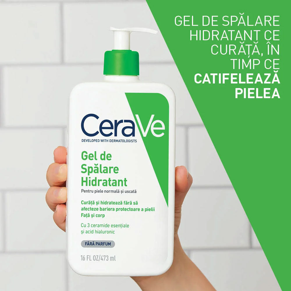 Gel de spalare hidratant pentru piele normala si uscata, 236ml, CeraVe