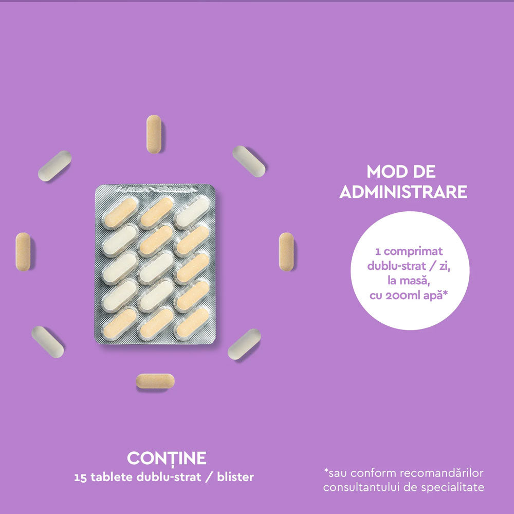 Immuno-Essentials Good Routine, 15 Comprimate Dublu-strat, Secom