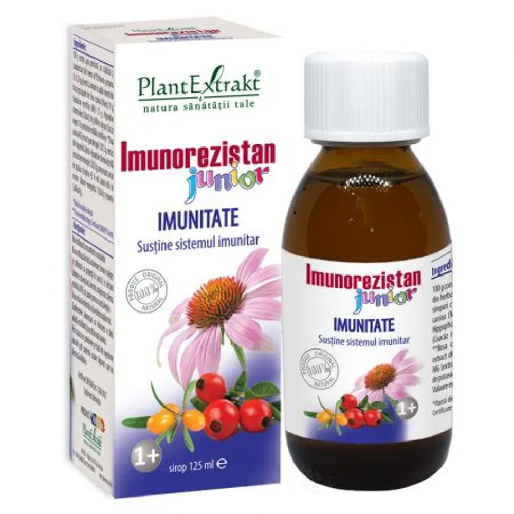 Imunorezistan Imunitate Junior 125ml, Plant Extrakt