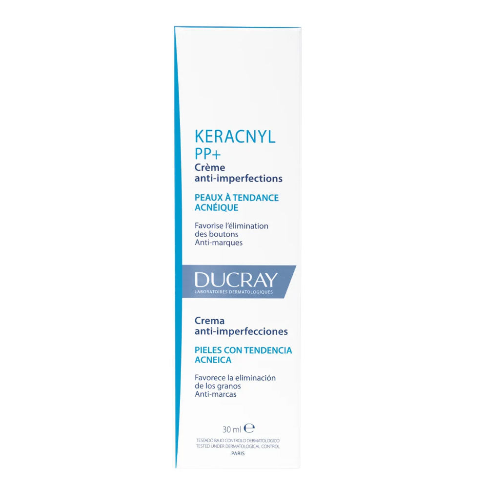 Crema calmanta anti-imperfectiuni pentru tenul cu tendinta acneica Keracnyl PP+, 30ml, Ducray