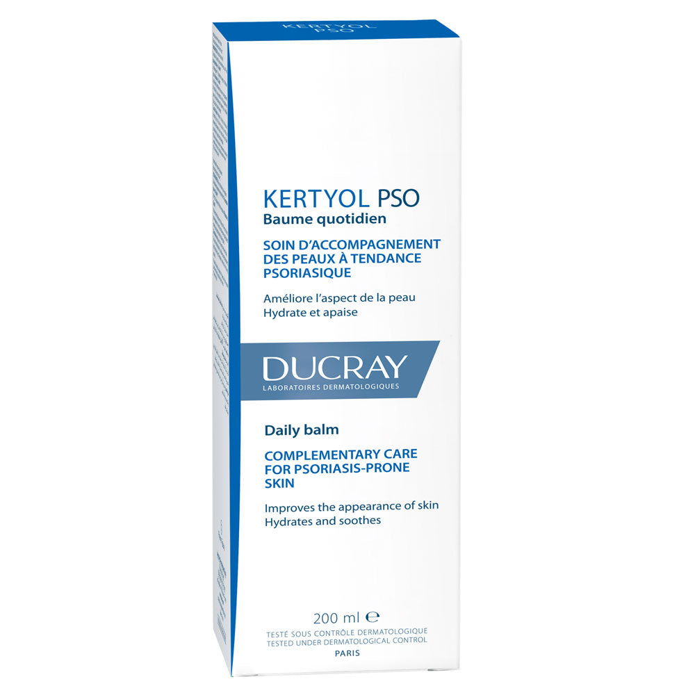 Balsam hidratant pentru piele cu scoame uscate si ingrosate Kertyol PSO, 200 ml, Ducray