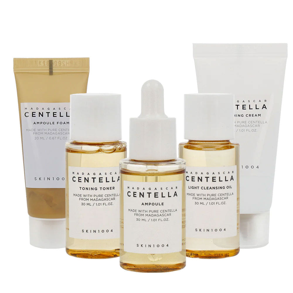 Kit pentru calatorii Madagascar Centella, 5 produse, SKIN1004
