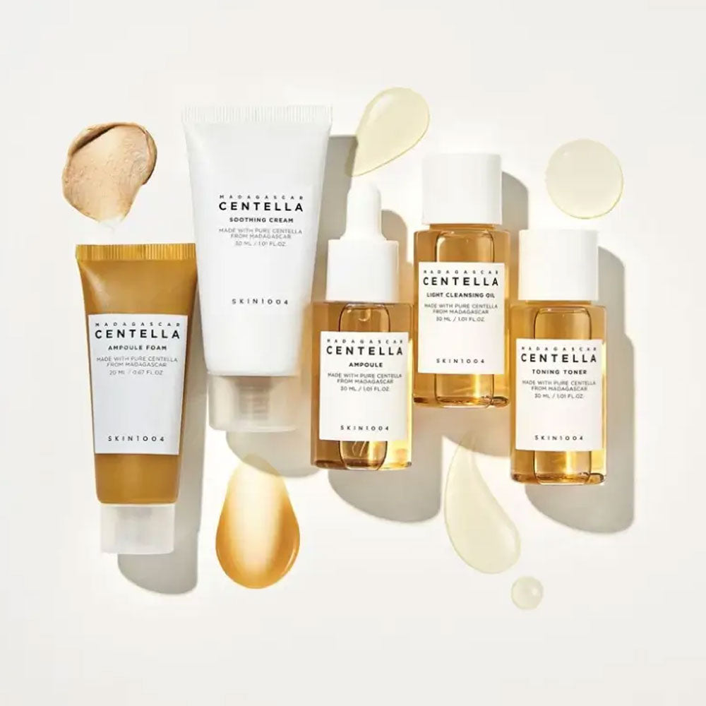 Kit pentru calatorii Madagascar Centella, 5 produse, SKIN1004