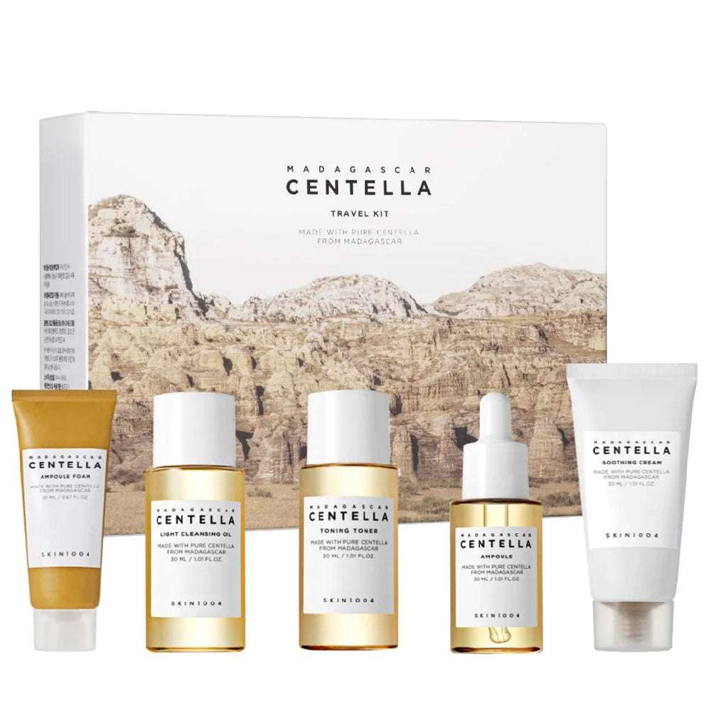Kit pentru calatorii Madagascar Centella, 5 produse, SKIN1004