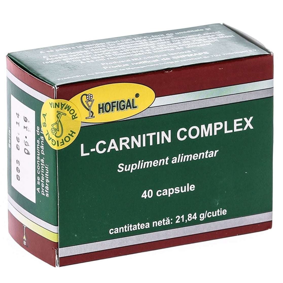 L-Carnitin Complex, 40 Capsule, Hofigal
