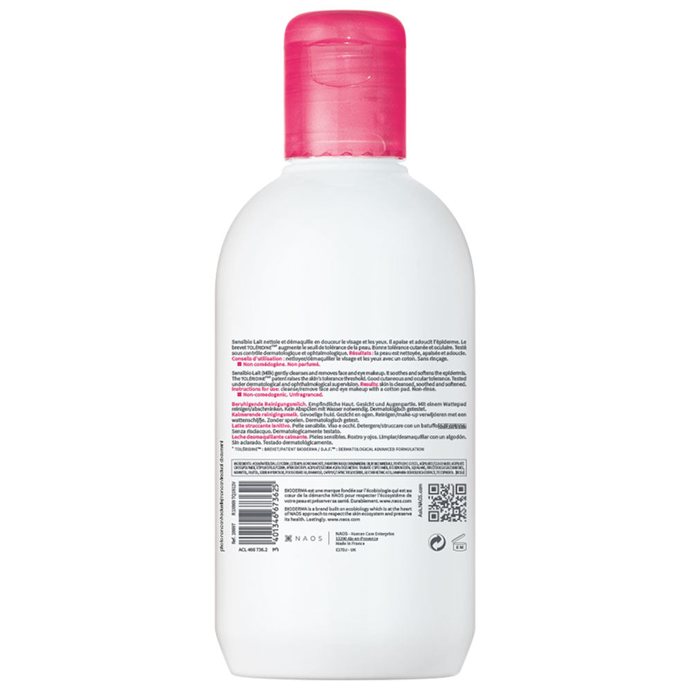 Lapte demachiant Sensibio, 250ml, Bioderma