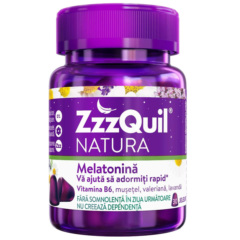 Melatonina, 30 jeleuri, ZzzQuil Natura