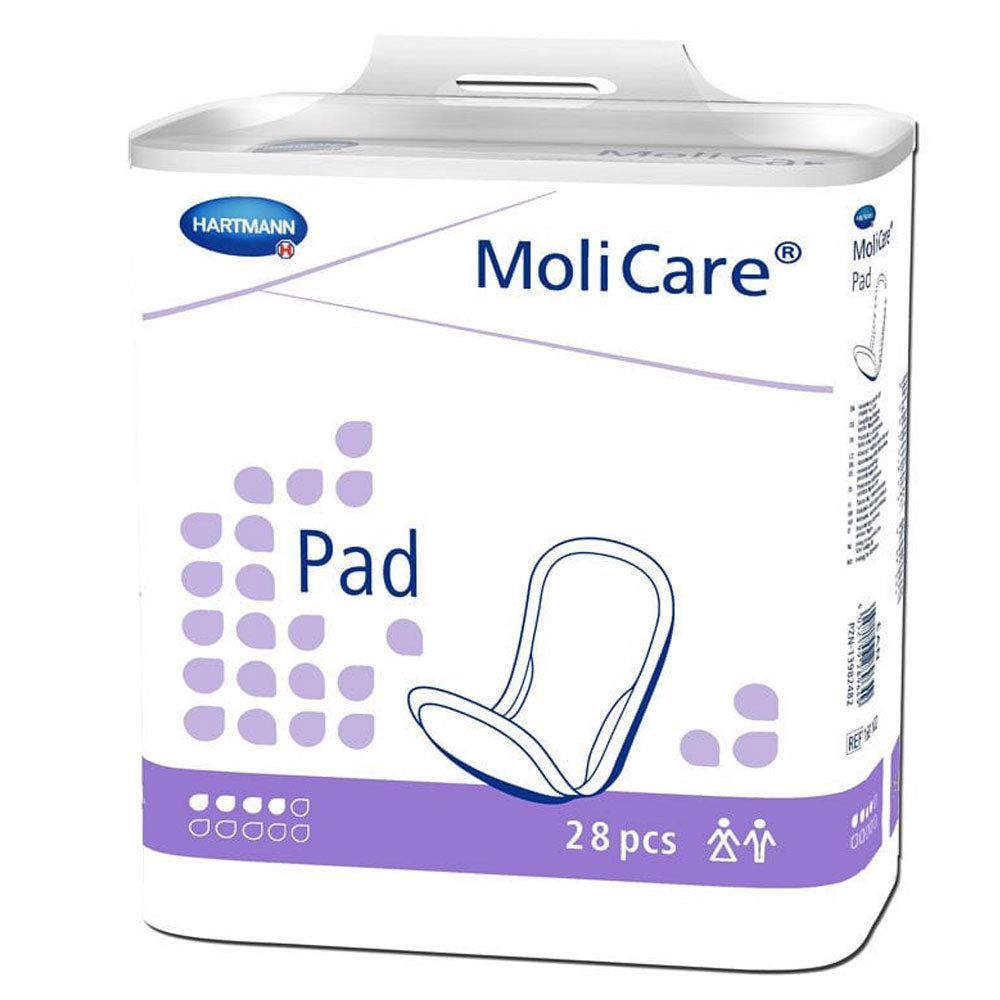 Absorbante pentru incontinenta Molicare Pad, 4 Picaturi, 28 Bucati, Hartmann