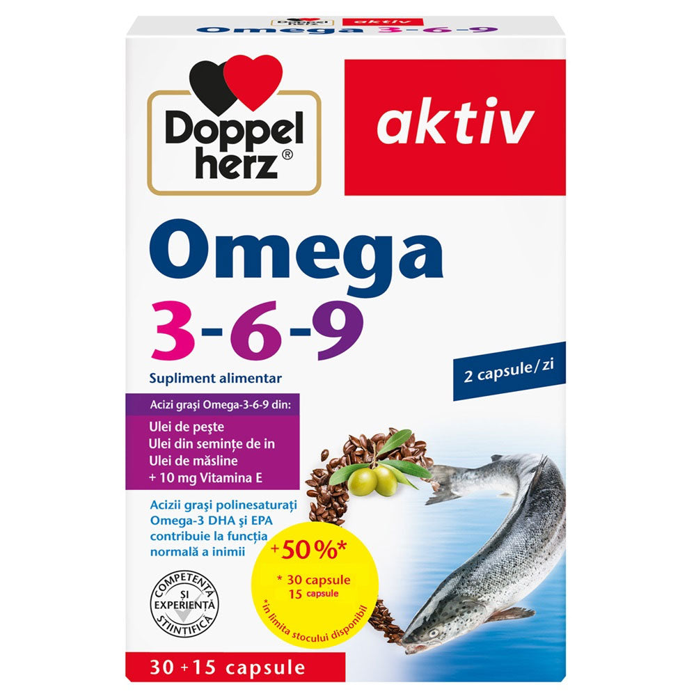 Omega 3-6-9, 30 Capsule, Doppelherz