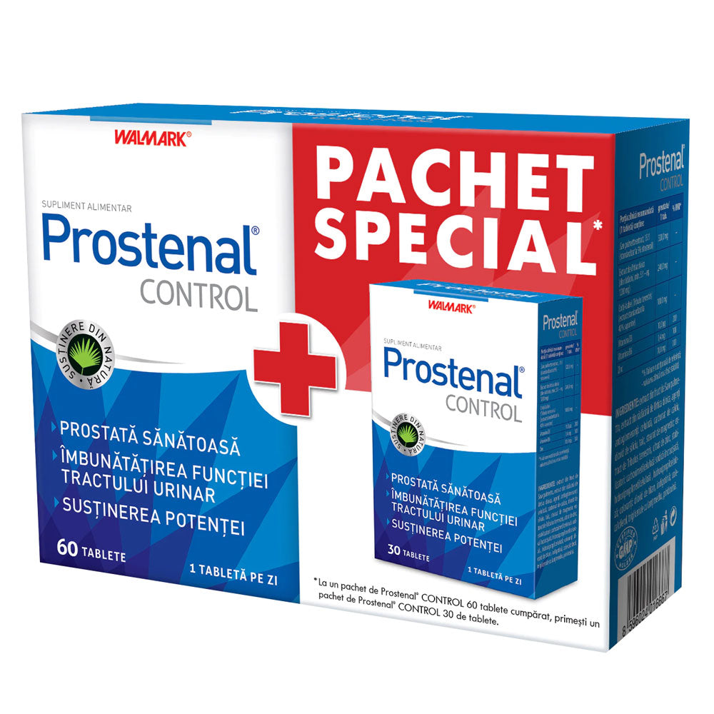 Pachet Prostenal Control, 60 + 30 tablete, Walmark