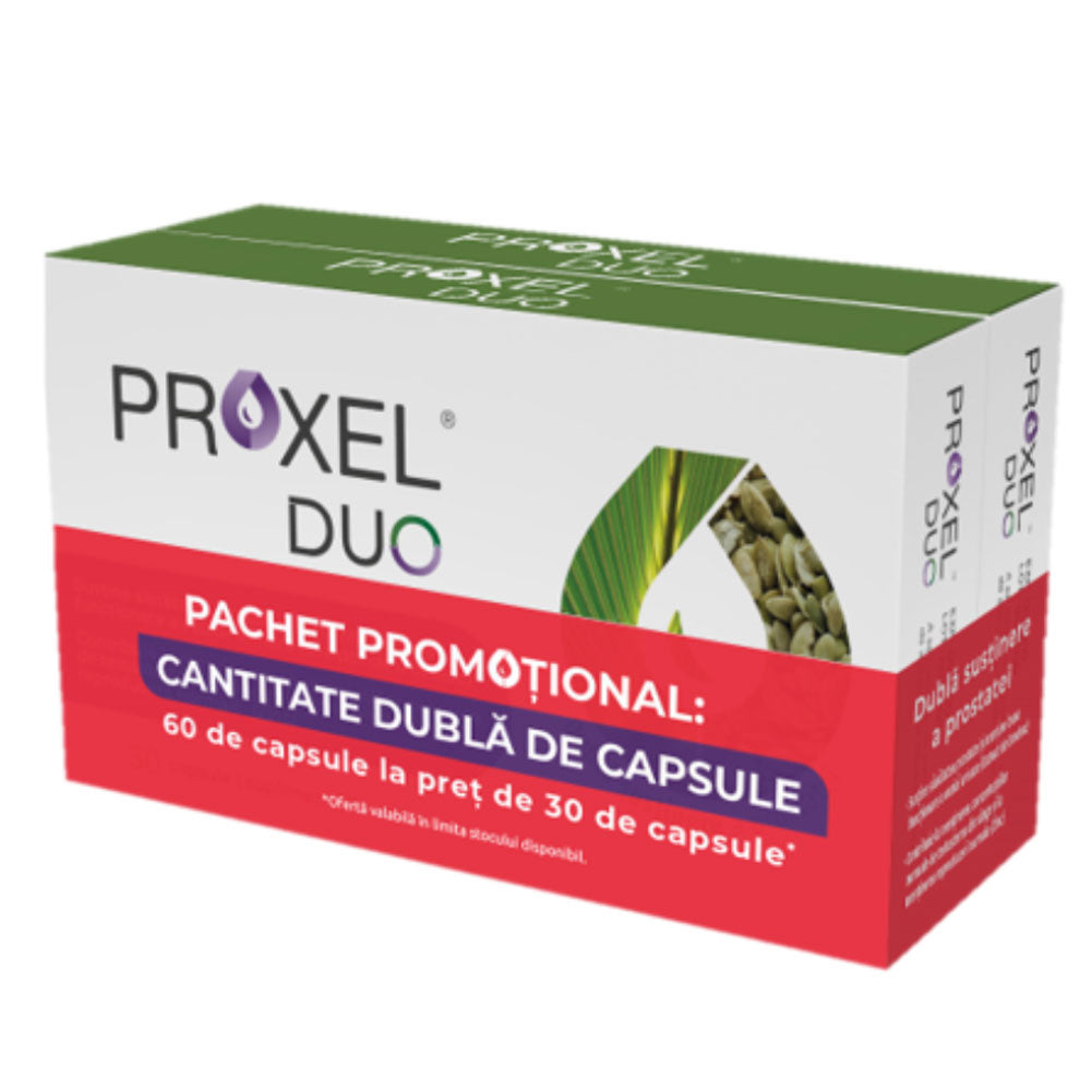 Pachet Proxel Duo, 30 capsule + 30 capsule gratuit, NaturPharma