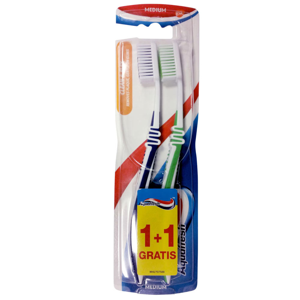 Periuta de dinti Aquafresh Clean & Flex Twin, Medium