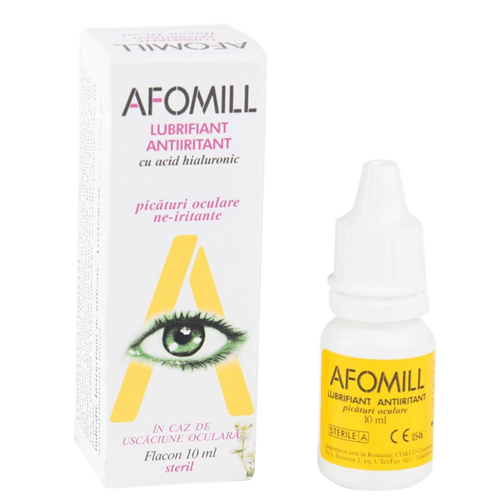 Picaturi oftalmice Afomill Lubrifiant, 10ml, Optoflex