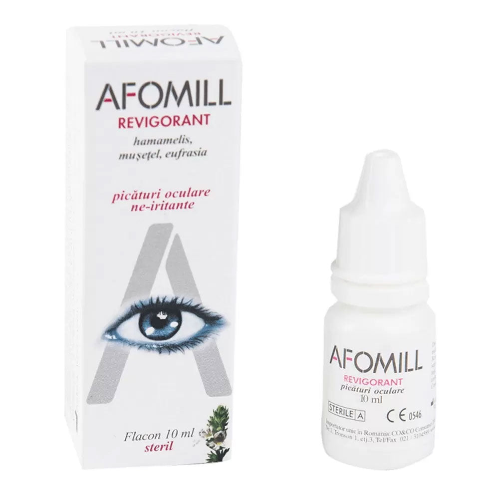 Picaturi oftalmice Afomill Revigorant, 10ml, Optoflex