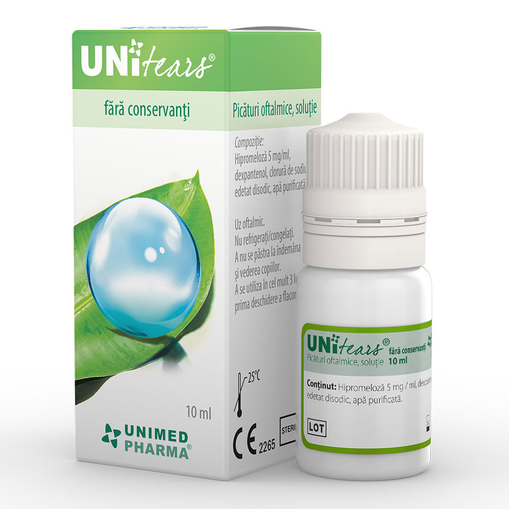 Picaturi oftalmice Unitears, 10ml, Unimed Pharma