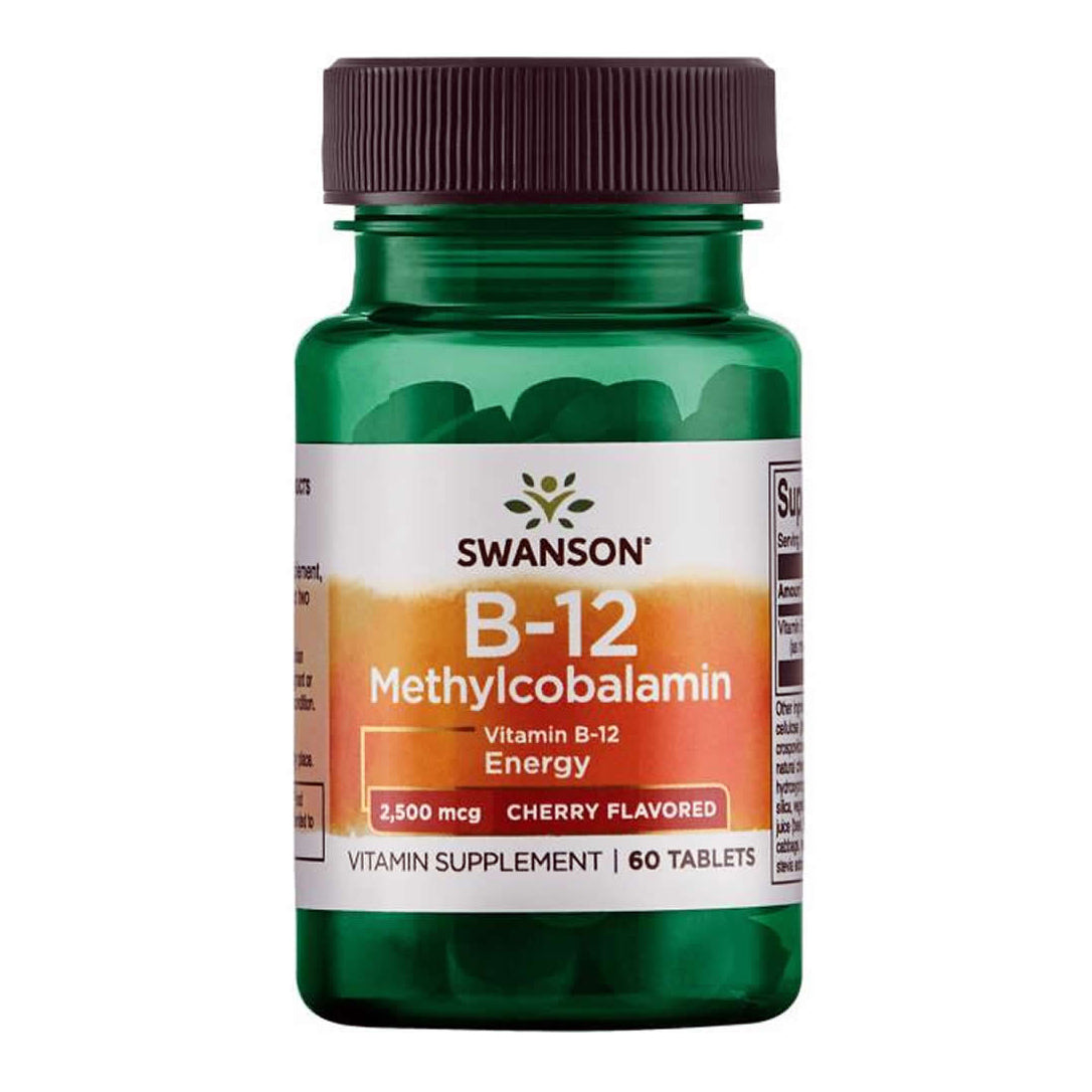 Vitamina B12, 2500 mg, 60 tablete, Swanson