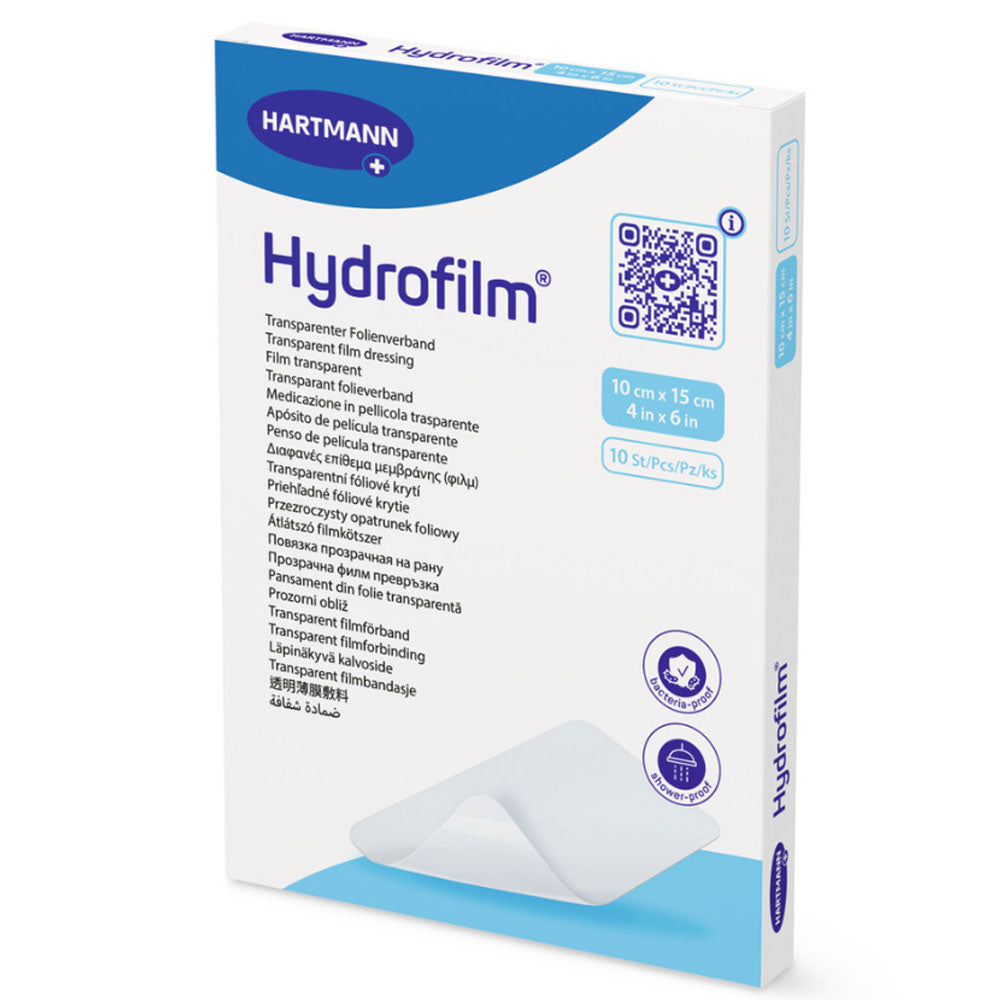 Plasture transparent Hydrofilm 10cm x 15cm, 10 bucati, Hartmann