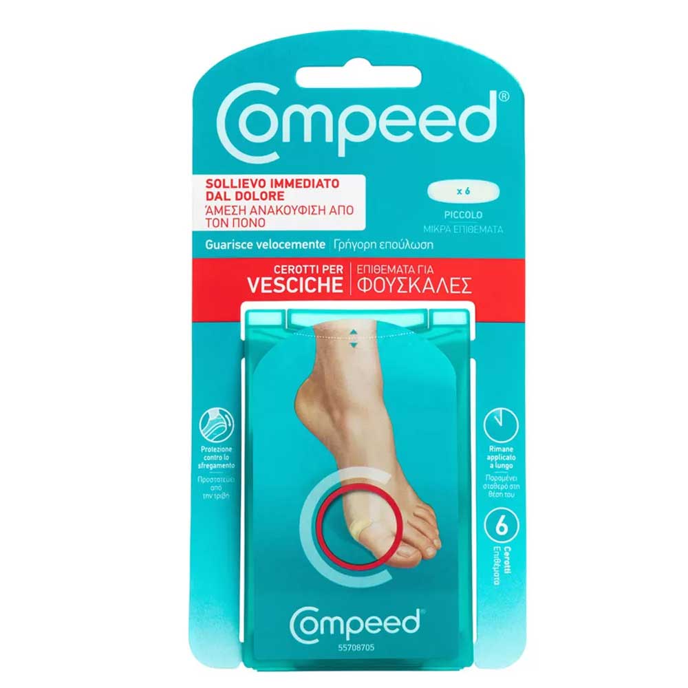 Plasturi mici pentru basici Blister Small, 6 bucati, Compeed