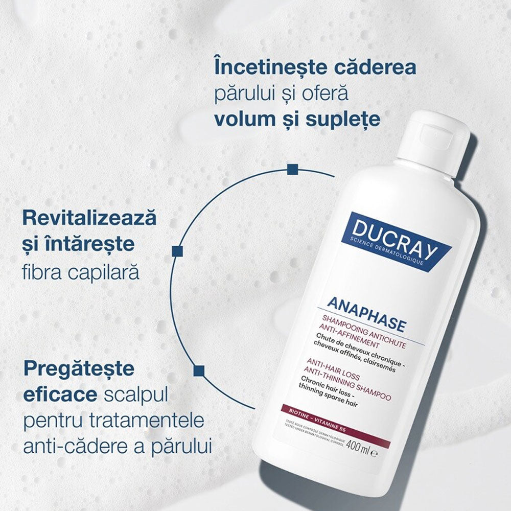 Sampon impotriva caderii parului Anaphase, 200ml, Ducray