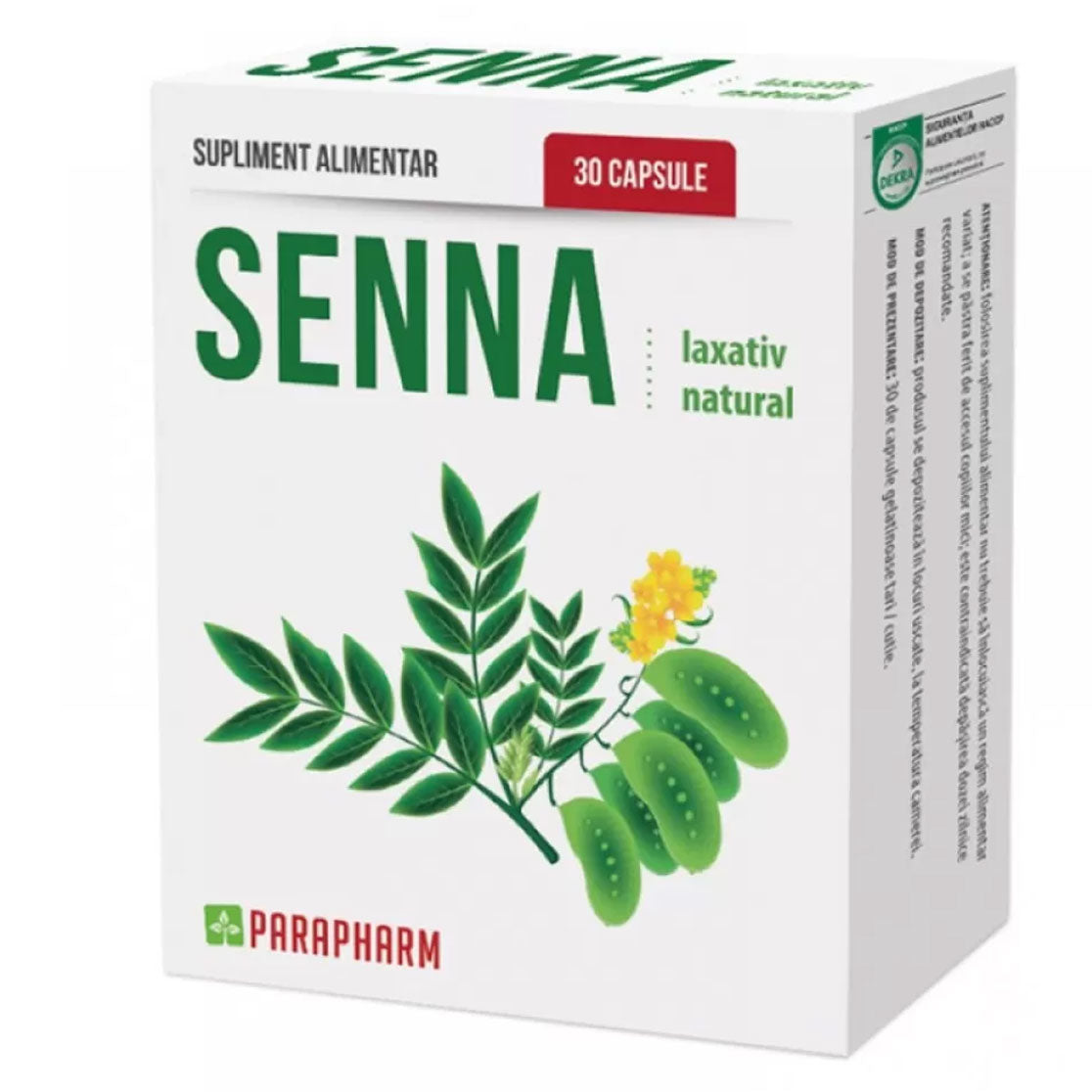 Senna, 30 Capsule, Parapharm