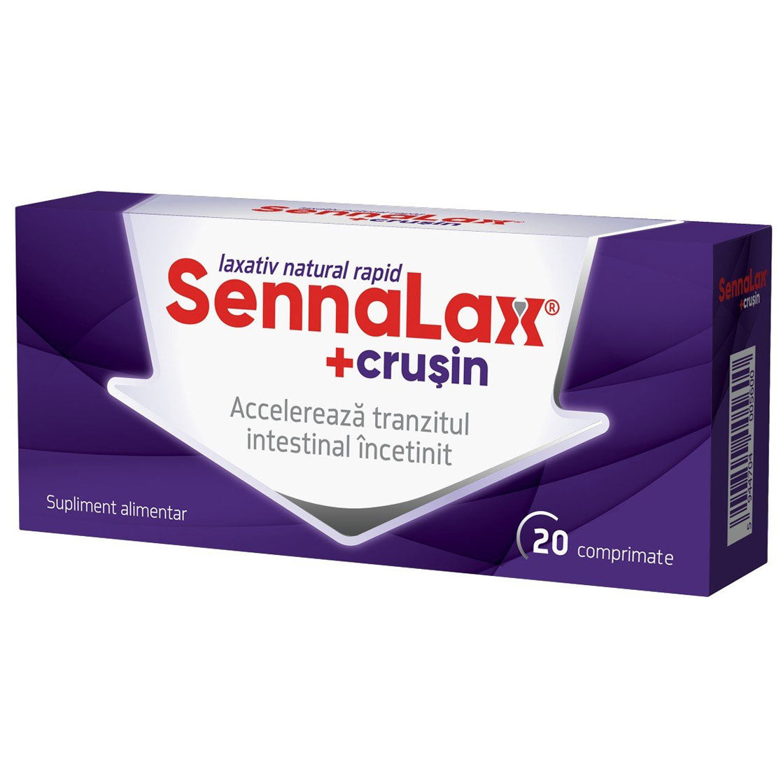 Sennalax Plus Crusin, 20 Comprimate, Biofarm