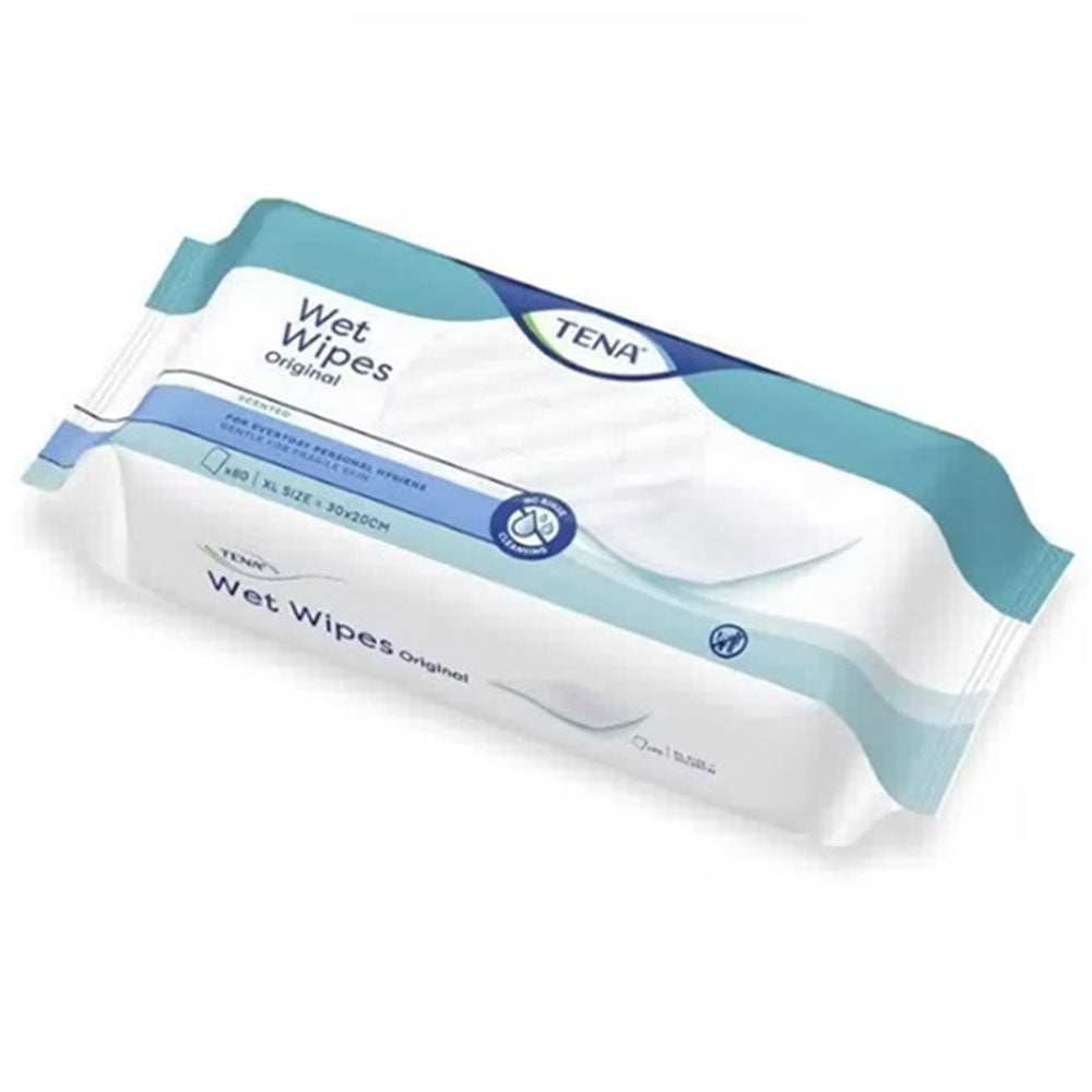 Servetele umede Tena Wet Wipes Original, 80 Bucati