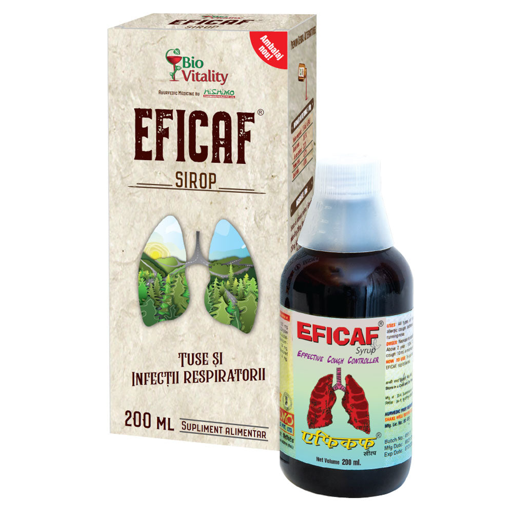 Sirop Eficaf, 200ml, Bio Vitality