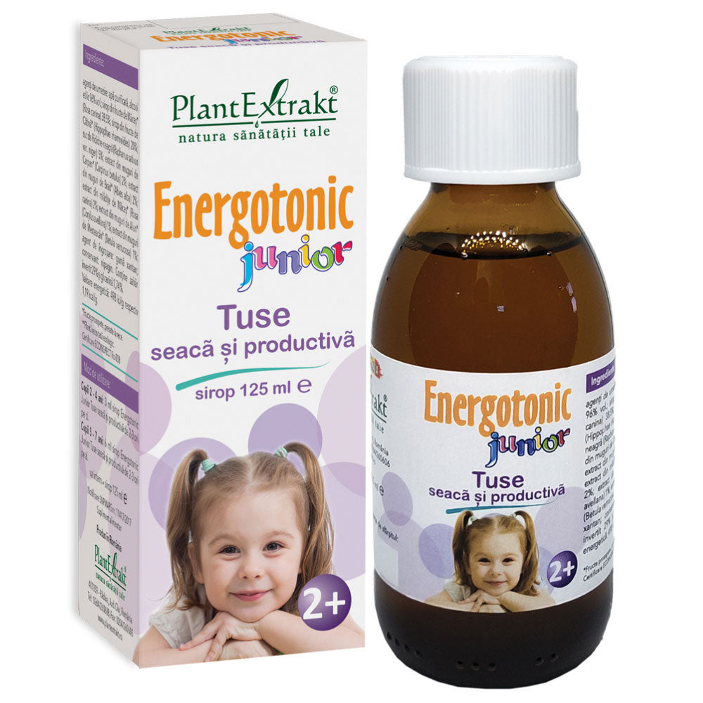 Sirop Energotonic Junior Tuse, 125ml, Plant Extrakt