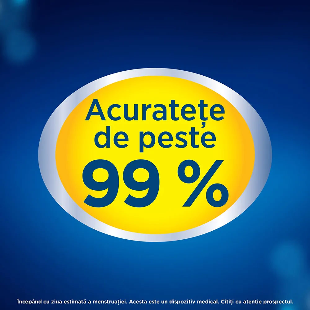 Test de sarcina detectare rapida, 1 bucata, Clearblue