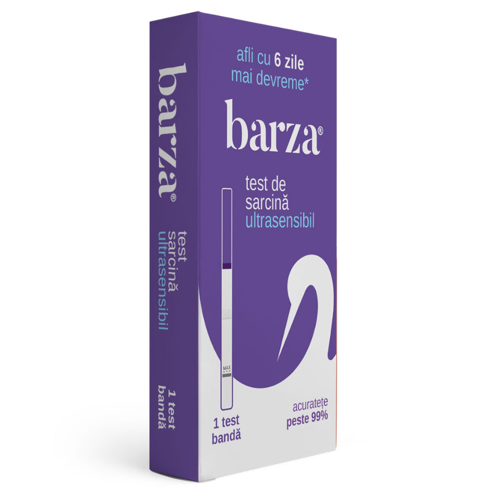 Test de sarcina ultrasensibil Caseta, 1 bucata, Barza