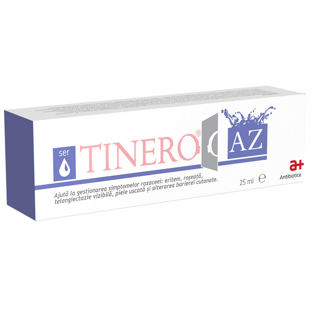 Crema pentru ten cu Rozacee Tinero AZ, 25ml, Antibiotice