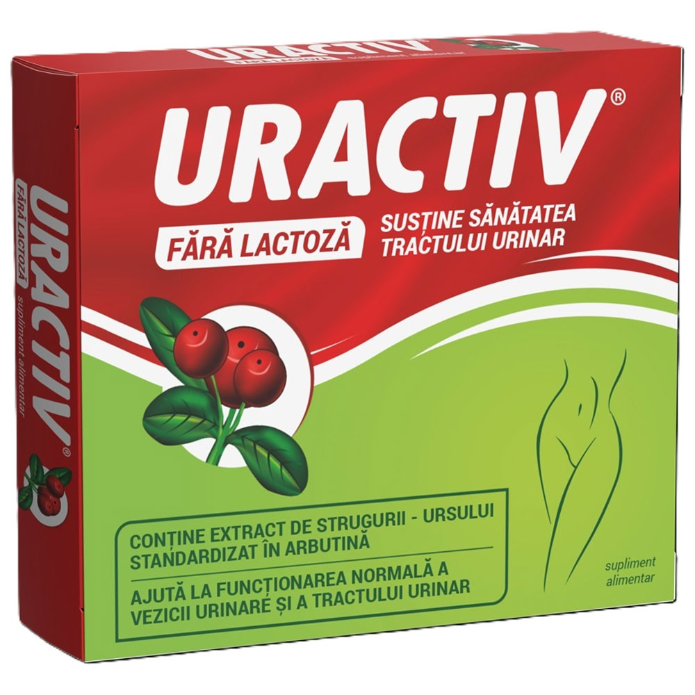 Uractiv fara lactoza, 21 capsule, Terapia