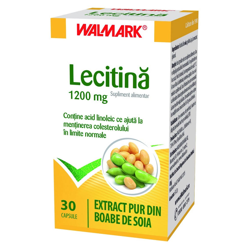 Lecitina 1200mg, 30 Capsule, Walmark