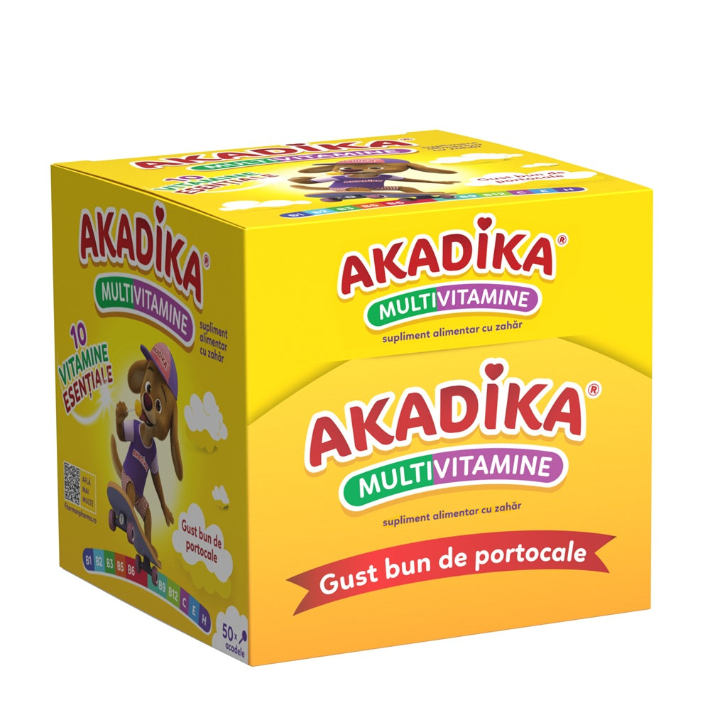 Acadele Multivitamine Akadika, 50 bucati, Fiterman Pharma