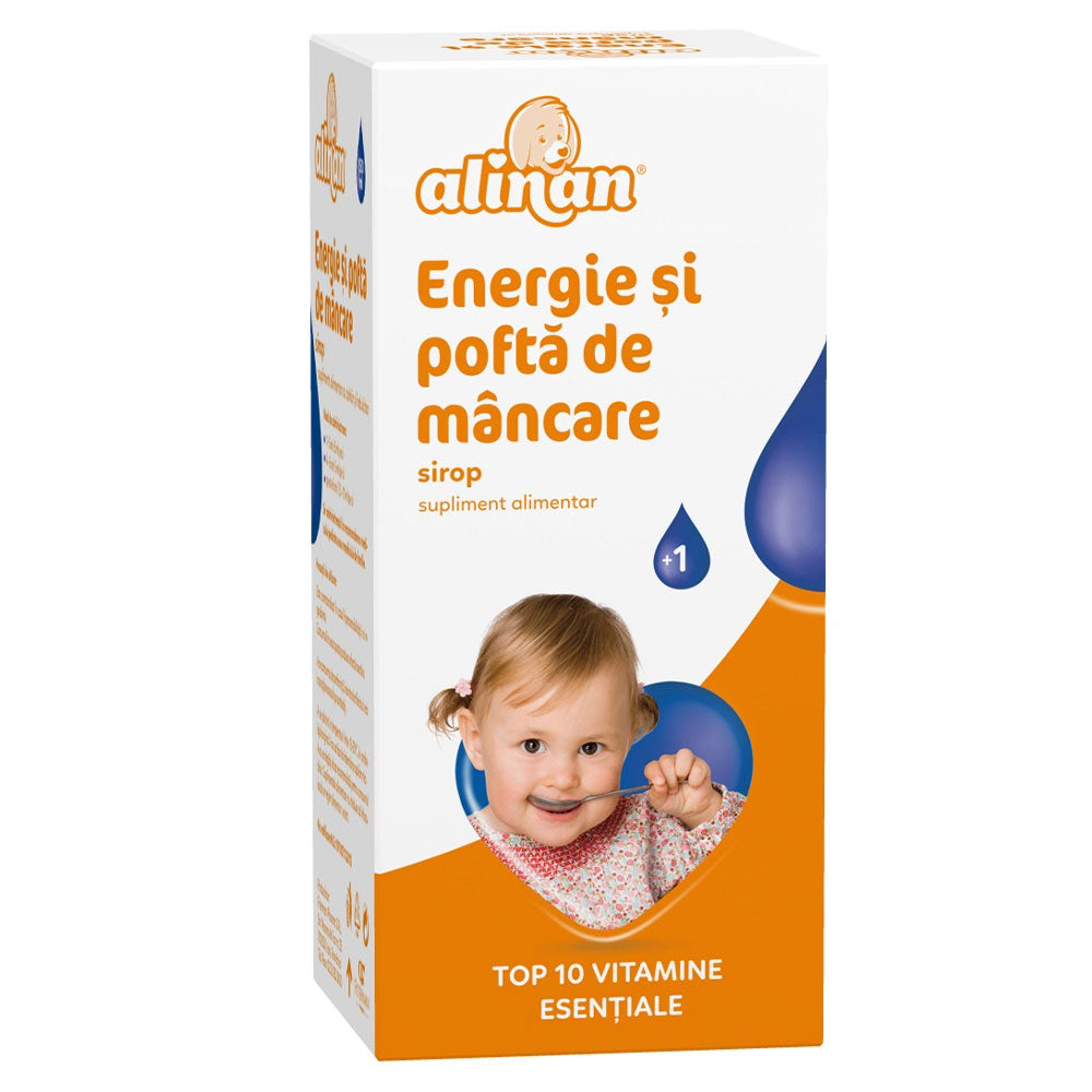Sirop Alinan Energie si Pofta De Mancare Sirop, 150ml, Fiterman Pharma