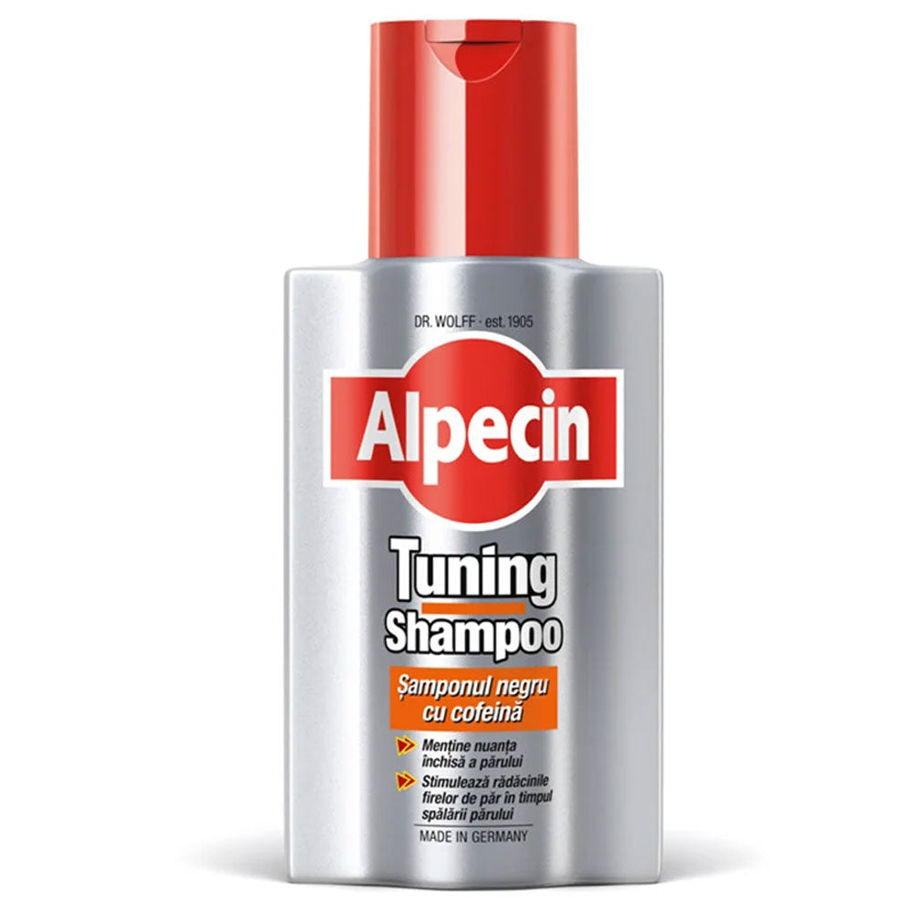 Sampon cu cofeina pentru par inchis la culoare Alpecin Tuning, 200ml