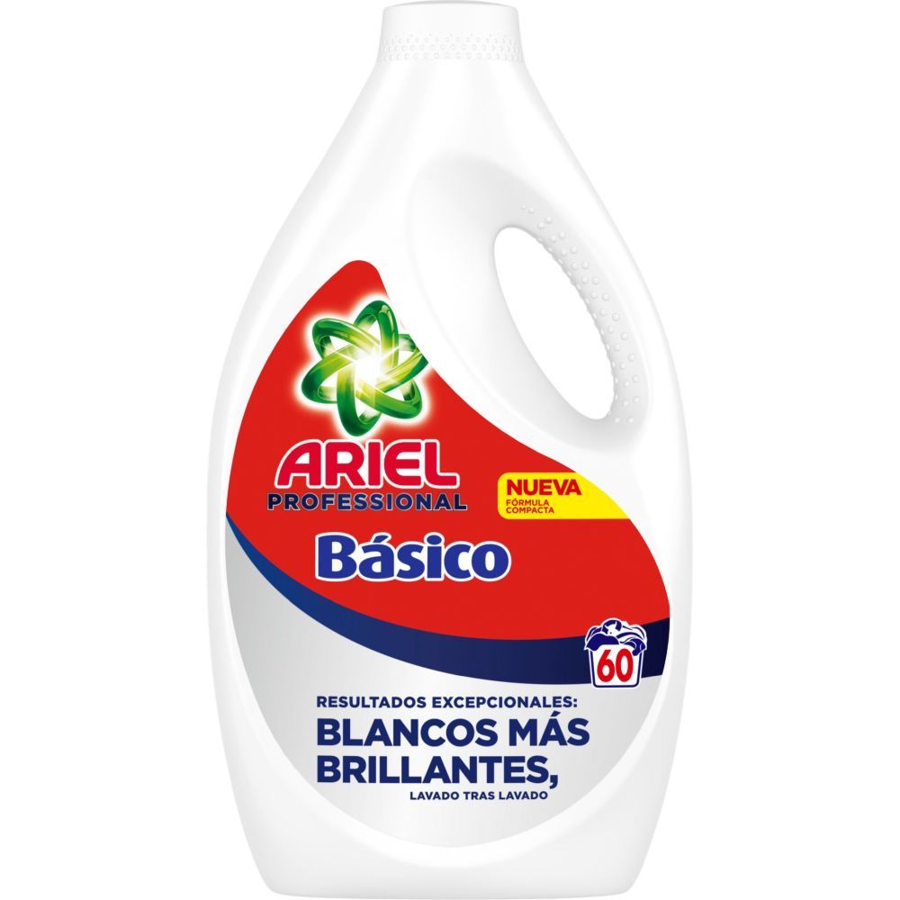 Detergent de rufe lichid Ariel Gel Regular, 2.7 l, 60 spalari
