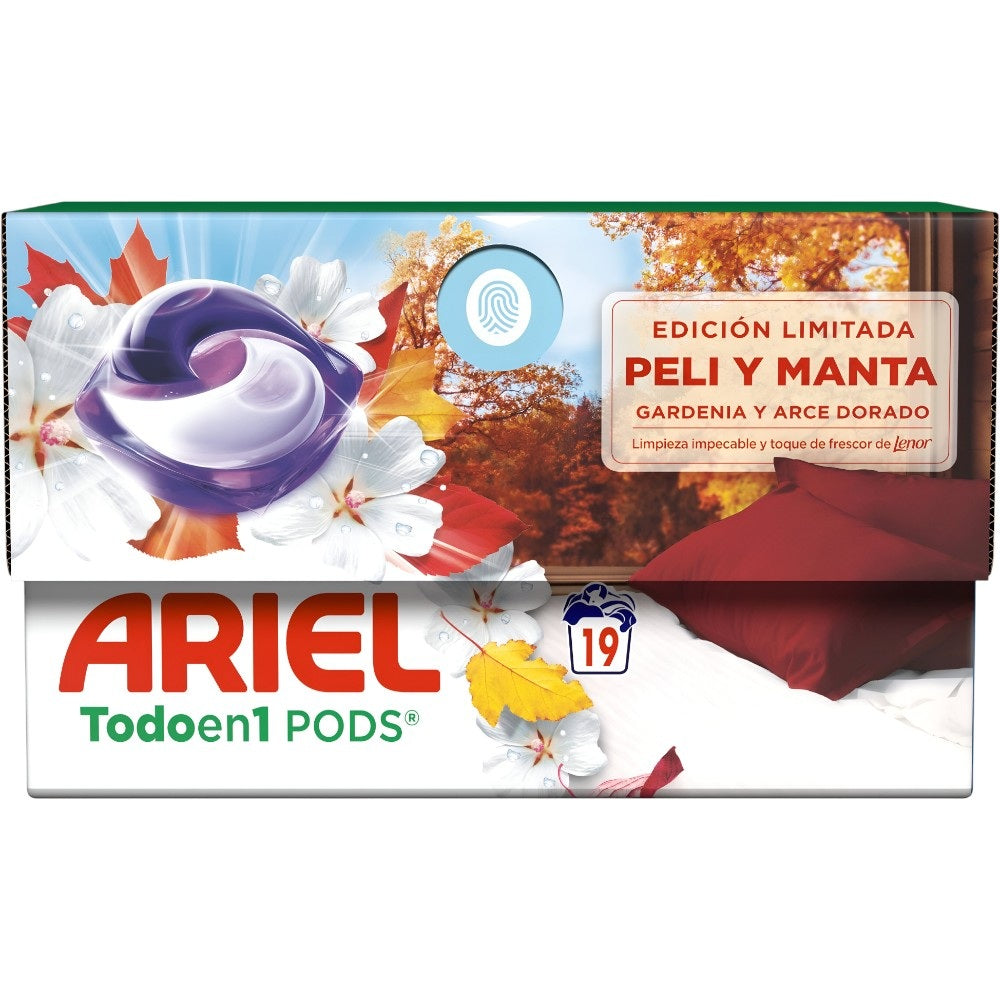 Detergent de rufe Ariel All-in-1 PODS Gardenia, 19 capsule