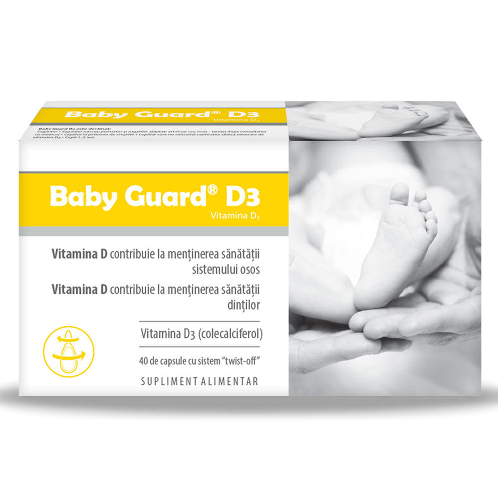 Baby Guard D3, 40 Capsule, Elantis