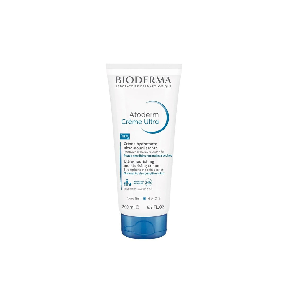 Crema hidratanta parfumata pentru fata si corp Atoderm Ultra, piele uscata si sensibila, 500ml, Bioderma