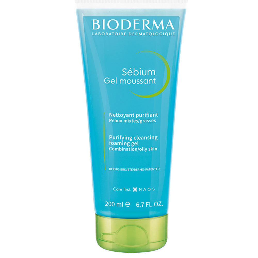 Gel de curatare spumant Sebium pentru Ten Mixt / Gras, 200ml, Bioderma