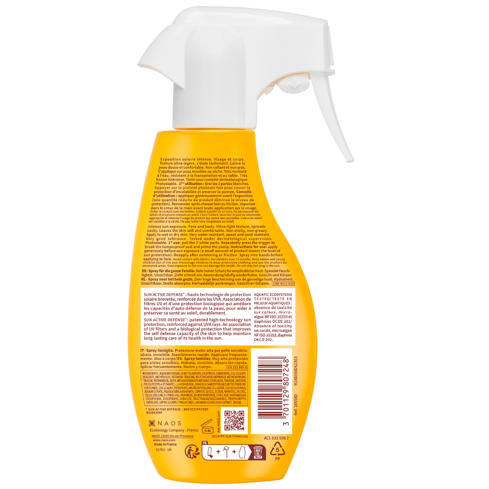 Spray cu protectie solara SPF 50+ Photoderm Family, 300 ml, Bioderma